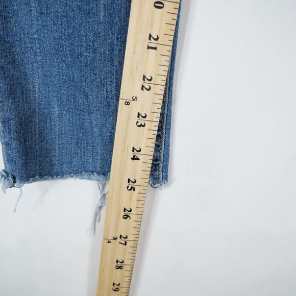 rag & bone Women's Medium Wash Ankle Skinny Jeans W1526K Frayed Hem Size 27 - Picture 8 of 16